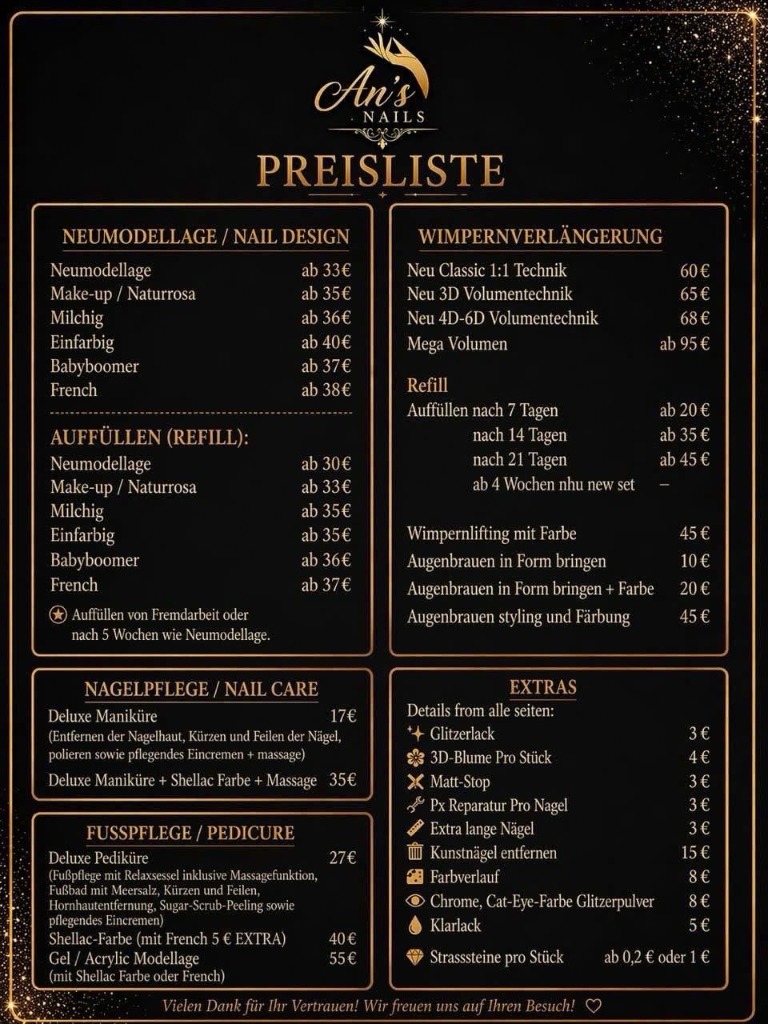 Preisliste